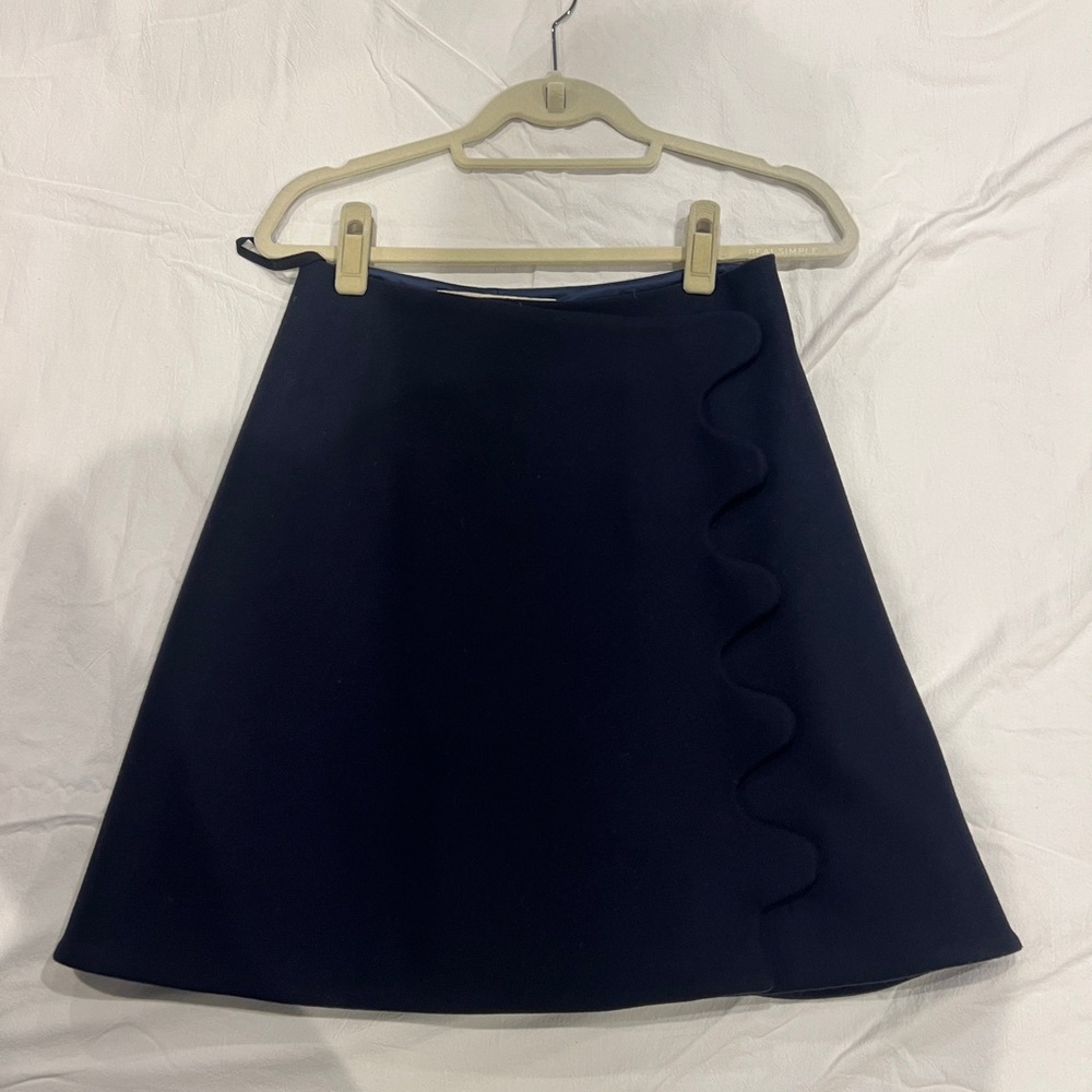 Chic Navy A-Line Women's Skirt